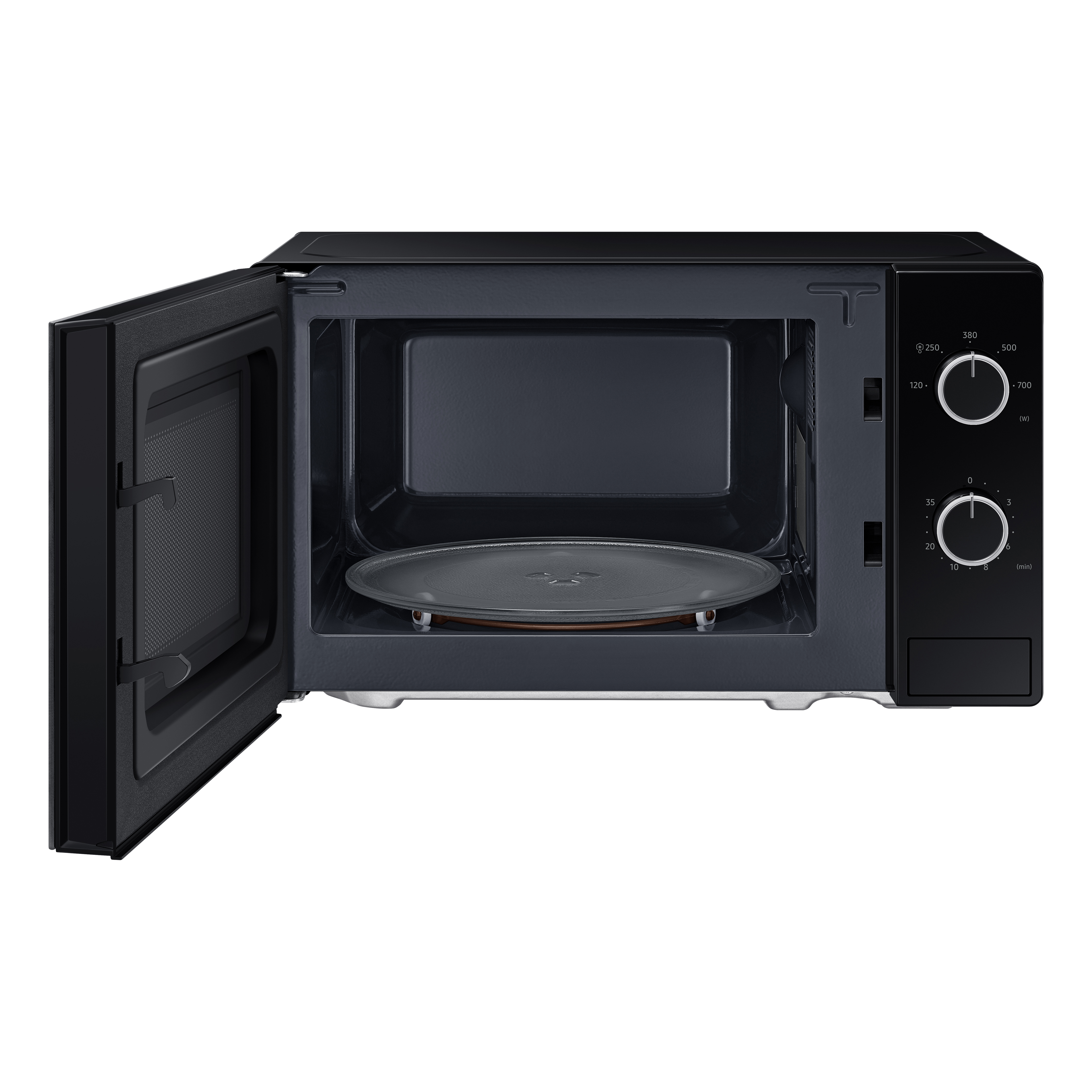 Voir la diapositive 2 : SAMSUNG Micro-ondes monofonction MS20A3010AL, 700 W - Capacité 20 L - Noir