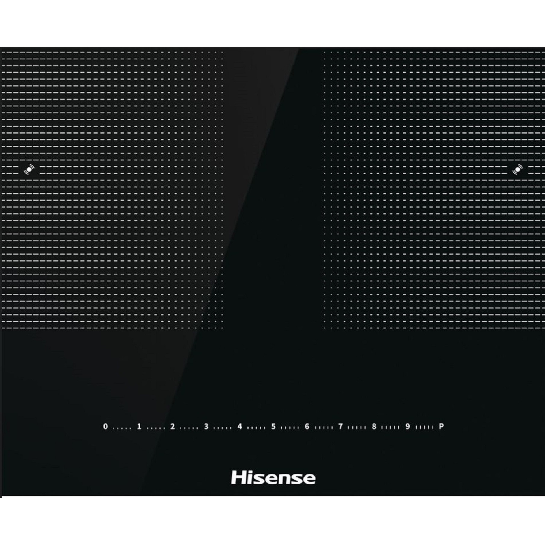 Voir la diapositive 2 : HISENSE Table de cuisson  à induction I6456CB, 59.5 cm, 4 foyers