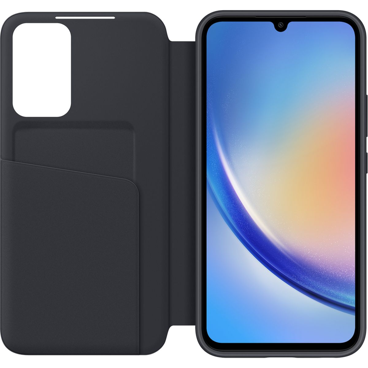 SAMSUNG Étui folio Smart S View pour Galaxy A34 5G - Noir