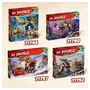 LEGO NINJAGO 71797 - Le QG des Ninjas - La Course Contre la Montre, Jouet de Construction Ninja pour Enfants avec 2 Figurines Dragon et 6 Minifigurines
