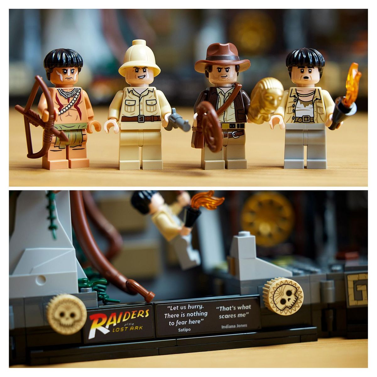 LEGO Indiana Jones 77015 - Le Temple de l'Idole en Or, Maquette pour Adultes, avec Fonctions Interactives et Minifigurines, Film Les Aventuriers de l'Arche Perdue