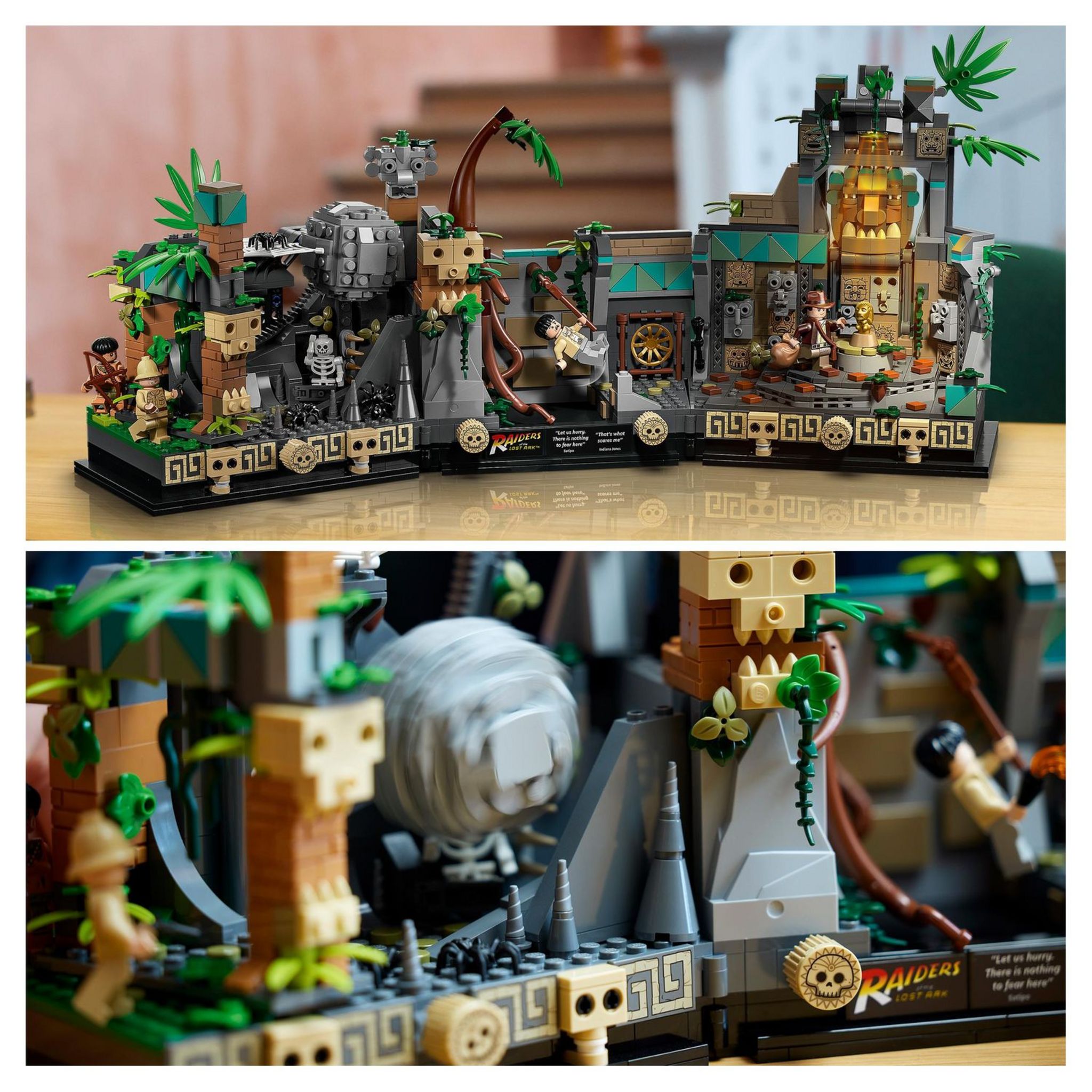 Voir la diapositive 7 : LEGO Indiana Jones 77015 - Le Temple de l'Idole en Or, Maquette pour Adultes, avec Fonctions Interactives et Minifigurines, Film Les Aventuriers de l'Arche Perdue