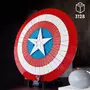 LEGO LEGO Marvel 76262 Le Bouclier de Captain America, Maquette Avengers pour Adultes avec Marteau de Thor