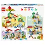 LEGO DUPLO 10994 - Ma Ville La Maison Familiale 3-en-1, Maison de Poupées en Briques avec Voiture, 5 Figurines, 2 Animaux et Lampe