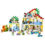 Voir la diapositive 8 : LEGO DUPLO 10994 - Ma Ville La Maison Familiale 3-en-1, Maison de Poupées en Briques avec Voiture, 5 Figurines, 2 Animaux et Lampe