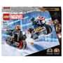 Voir la diapositive 1 : LEGO Marvel 76260 - Les Motos de Black Widow et de Captain America, Set Avengers L'Ère d'Ultron avec 2 Jouet de Motos, Super-Héros pour Enfants