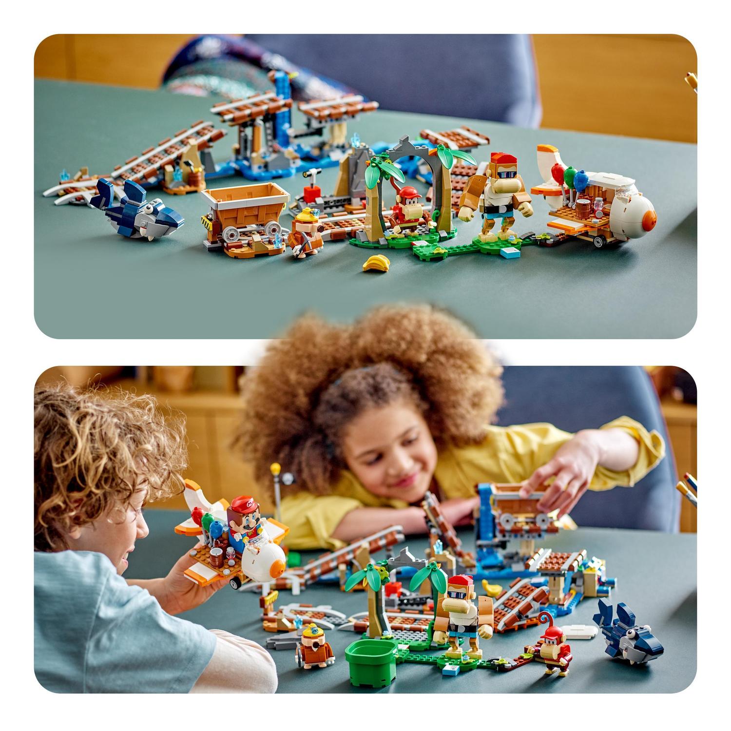 Voir la diapositive 3 : LEGO LEGO Super Mario 71425 Ensemble d'Extension Course de Chariot de Mine de Diddy Kong, à Combiner avec Pack de Démarrage