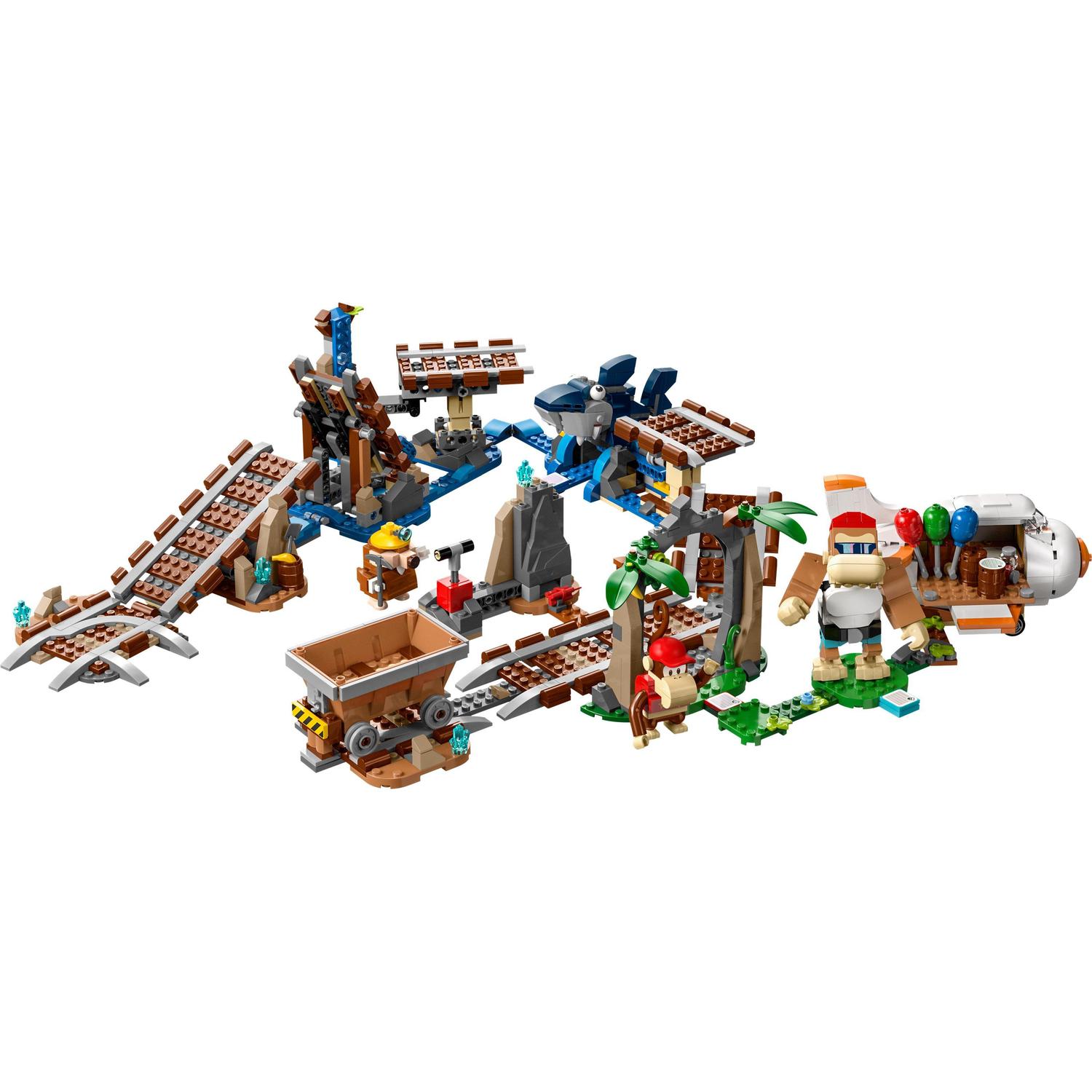 Voir la diapositive 8 : LEGO LEGO Super Mario 71425 Ensemble d'Extension Course de Chariot de Mine de Diddy Kong, à Combiner avec Pack de Démarrage
