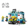 LEGO City 60362 - La Station de Lavage, Jouet pour Enfants Dès 6 Ans, Garçons, Filles, Set avec Brosses à Laver Rotatives, Voiture et 2 Minifigurines