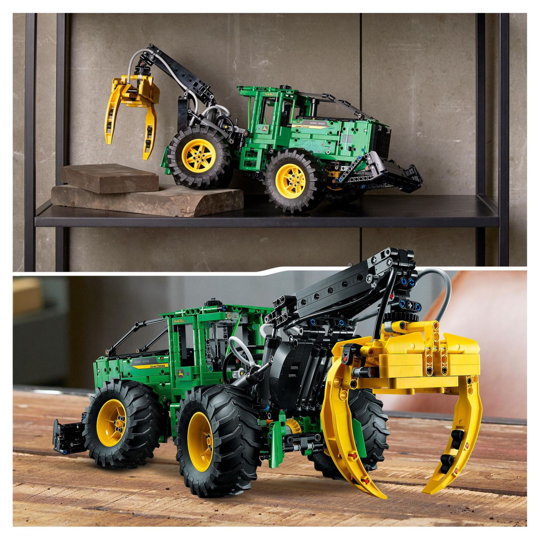 Voir la diapositive 6 : LEGO Technic 42157 - La Débardeuse John Deere 948L-II, Set Véhicule de Construction avec Fonctions Pneumatiques et 4 Roues Motrices