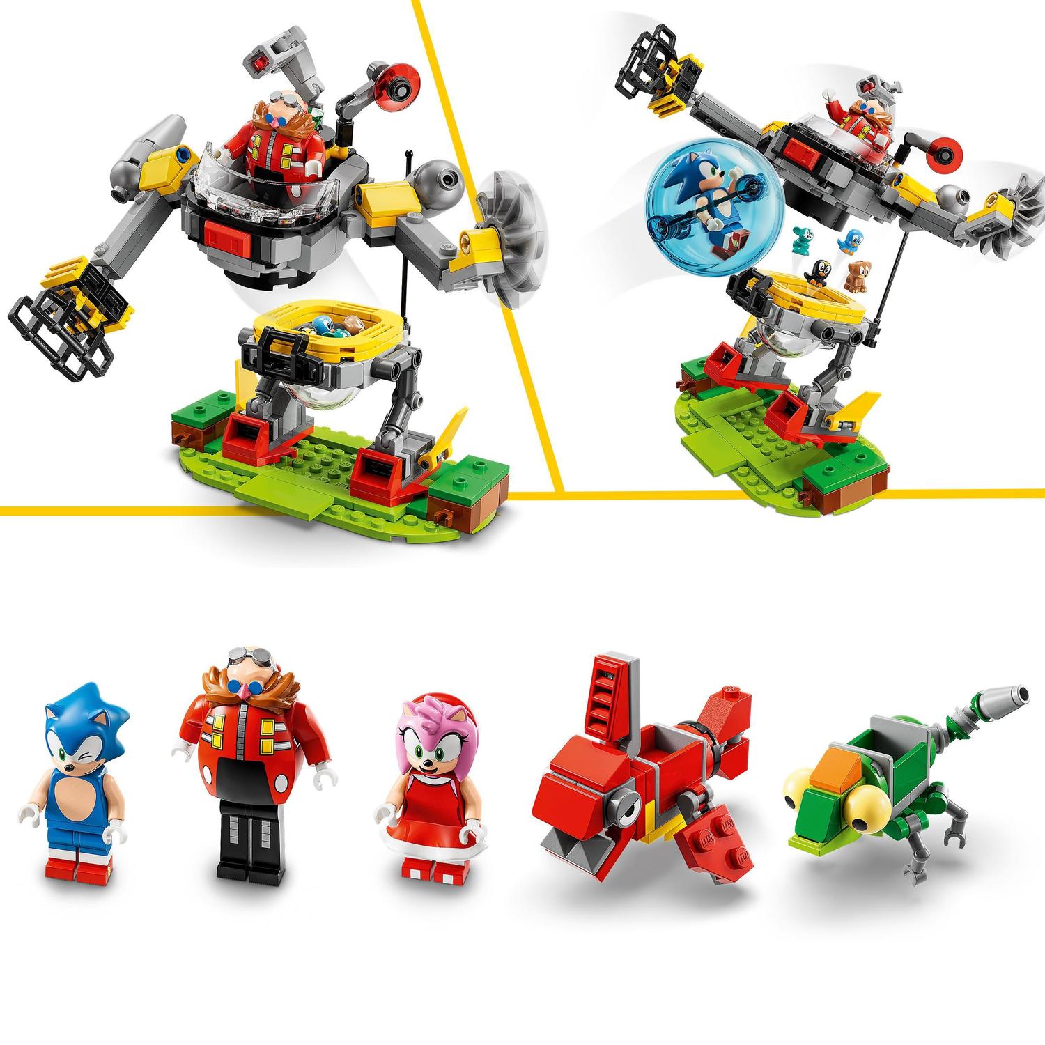 Voir la diapositive 5 : LEGO LEGO Sonic the Hedgehog 76994 Sonic et le Défi du Looping de Green Hill Zone, Jouet pour Enfants avec 9 Personnages