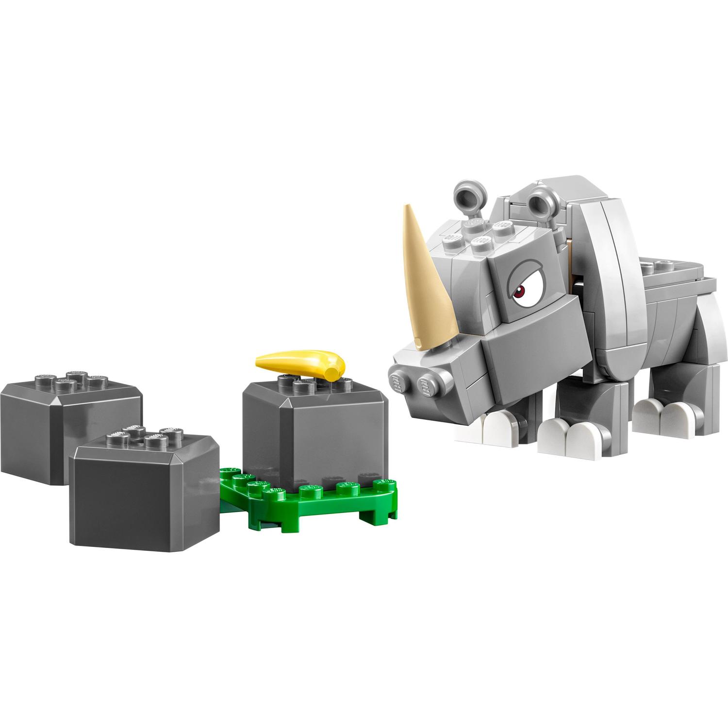 Voir la diapositive 8 : LEGO Super Mario 71420 - Ensemble extension Rambi le Rhinoceros