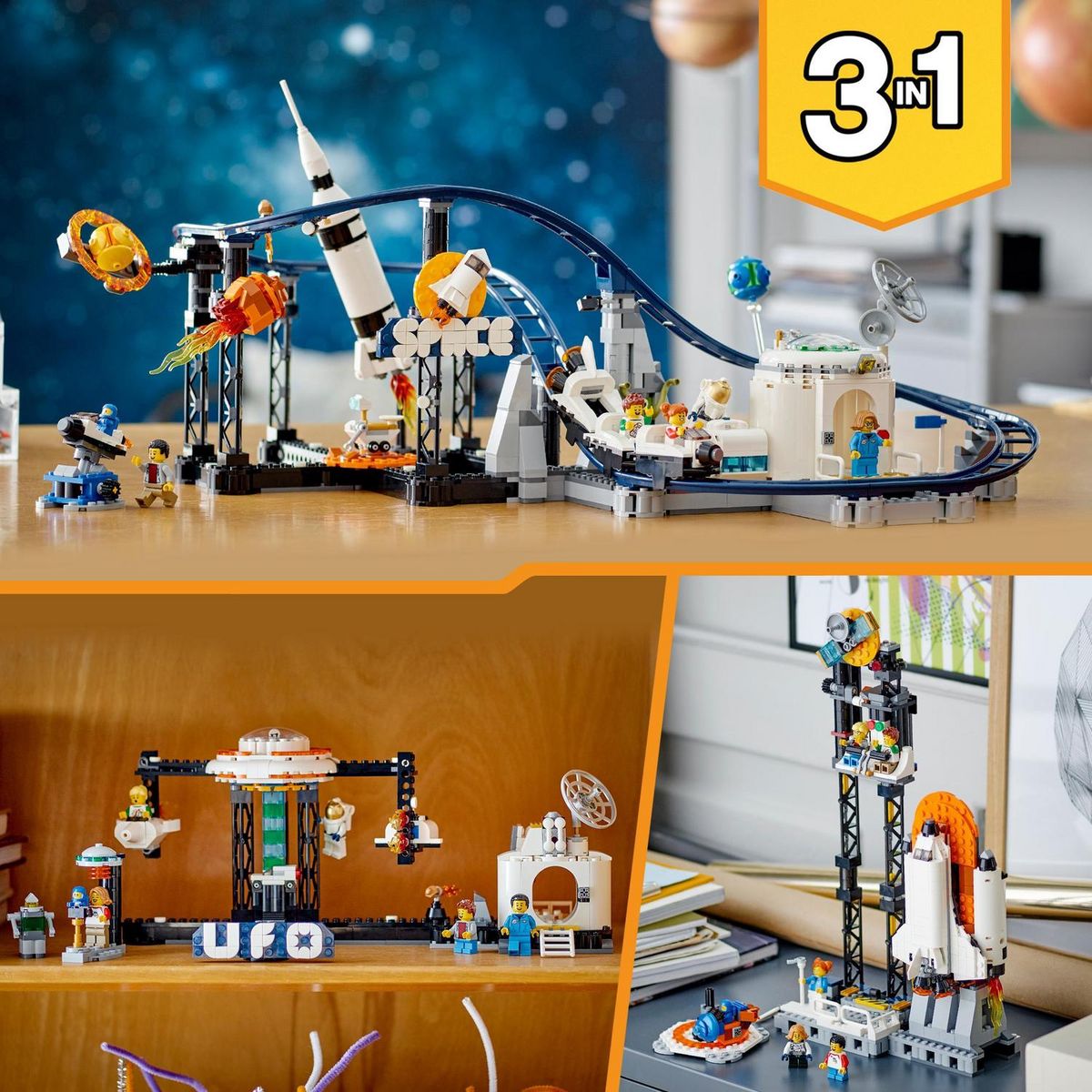 LEGO Creator 31142 - Les montagnes russes de l'espace