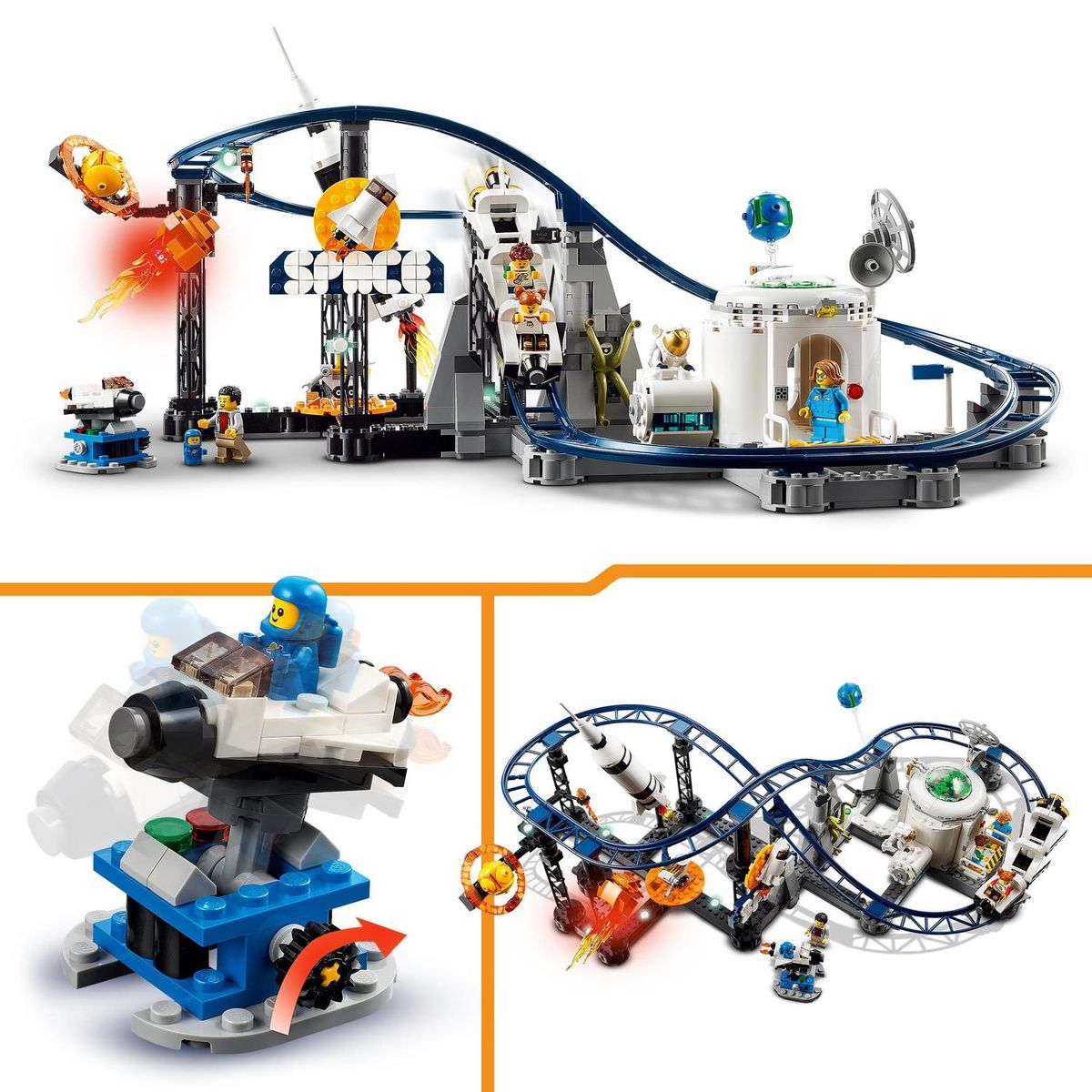 LEGO Creator 31142 - Les montagnes russes de l'espace