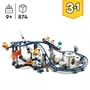 LEGO LEGO Creator 31142 Les Montagnes Russes de l’Espace, Jouet avec Fusée Spatiale, Planètes et Briques