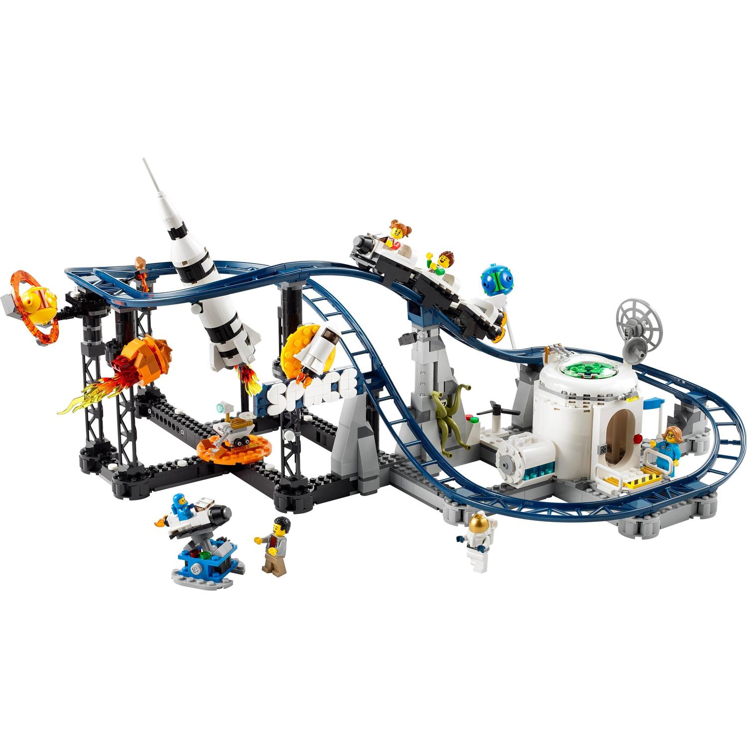 Voir la diapositive 8 : LEGO Creator 31142 - Les montagnes russes de l'espace