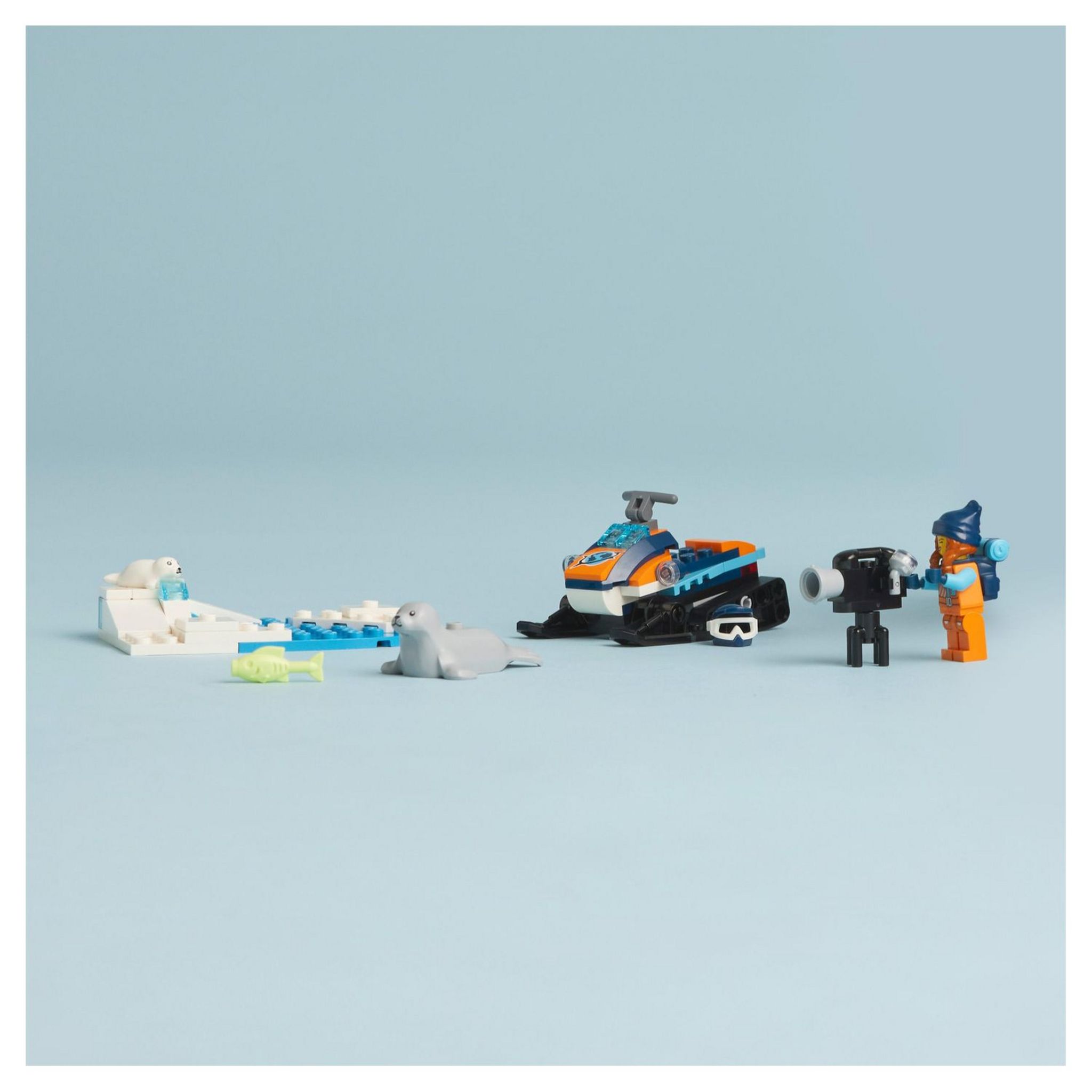 Voir la diapositive 5 : LEGO City 60376 - La Motoneige d'Exploration Arctique, Jouet de Construction de Véhicules avec Figurines de Phoques et Minifigurine d'Explorateur