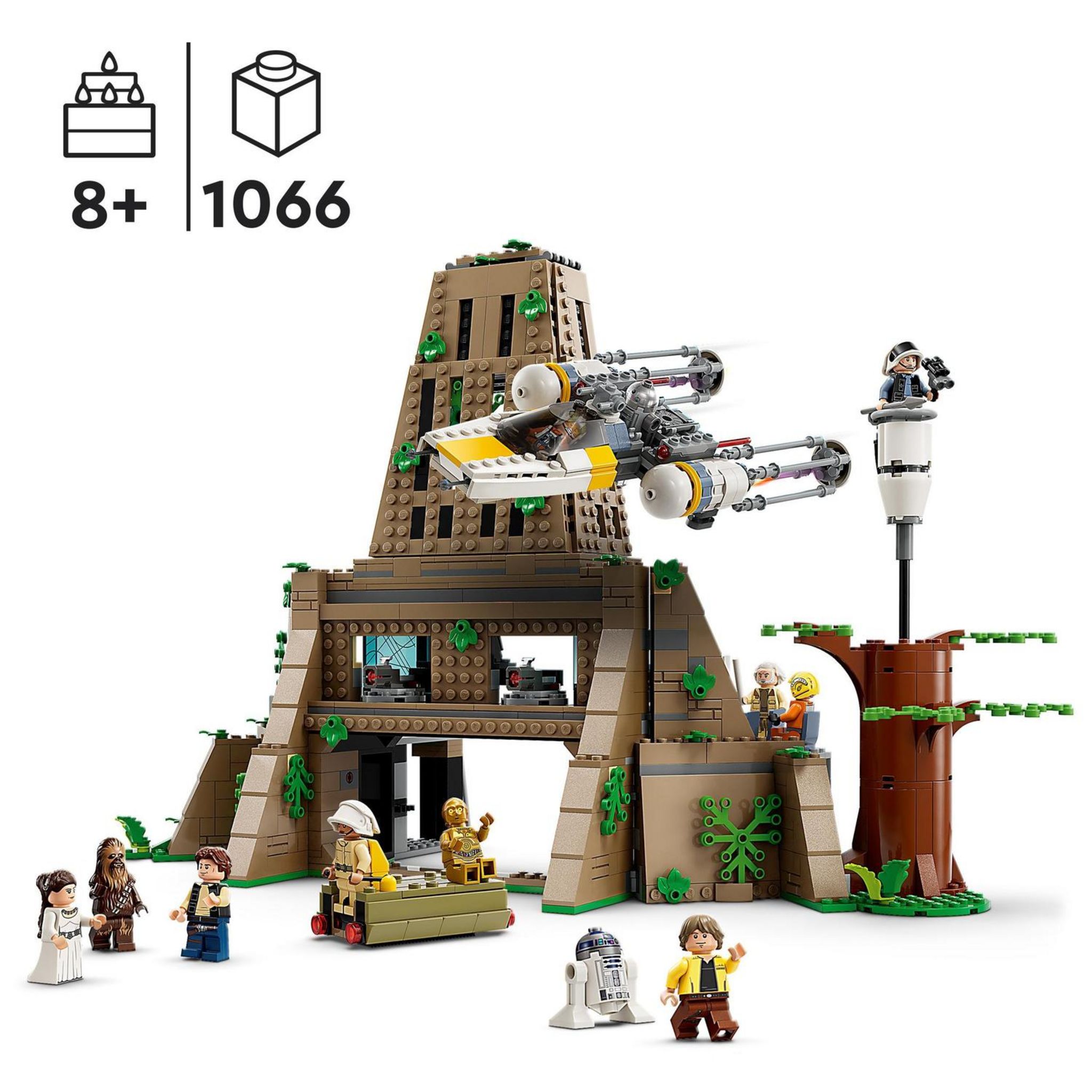 Voir la diapositive 7 : LEGO LEGO Star Wars 75365 La Base Rebelle de Yavin 4, Jouet avec 10 Minifigurines dont Luke Skywalker, la Princesse Leia