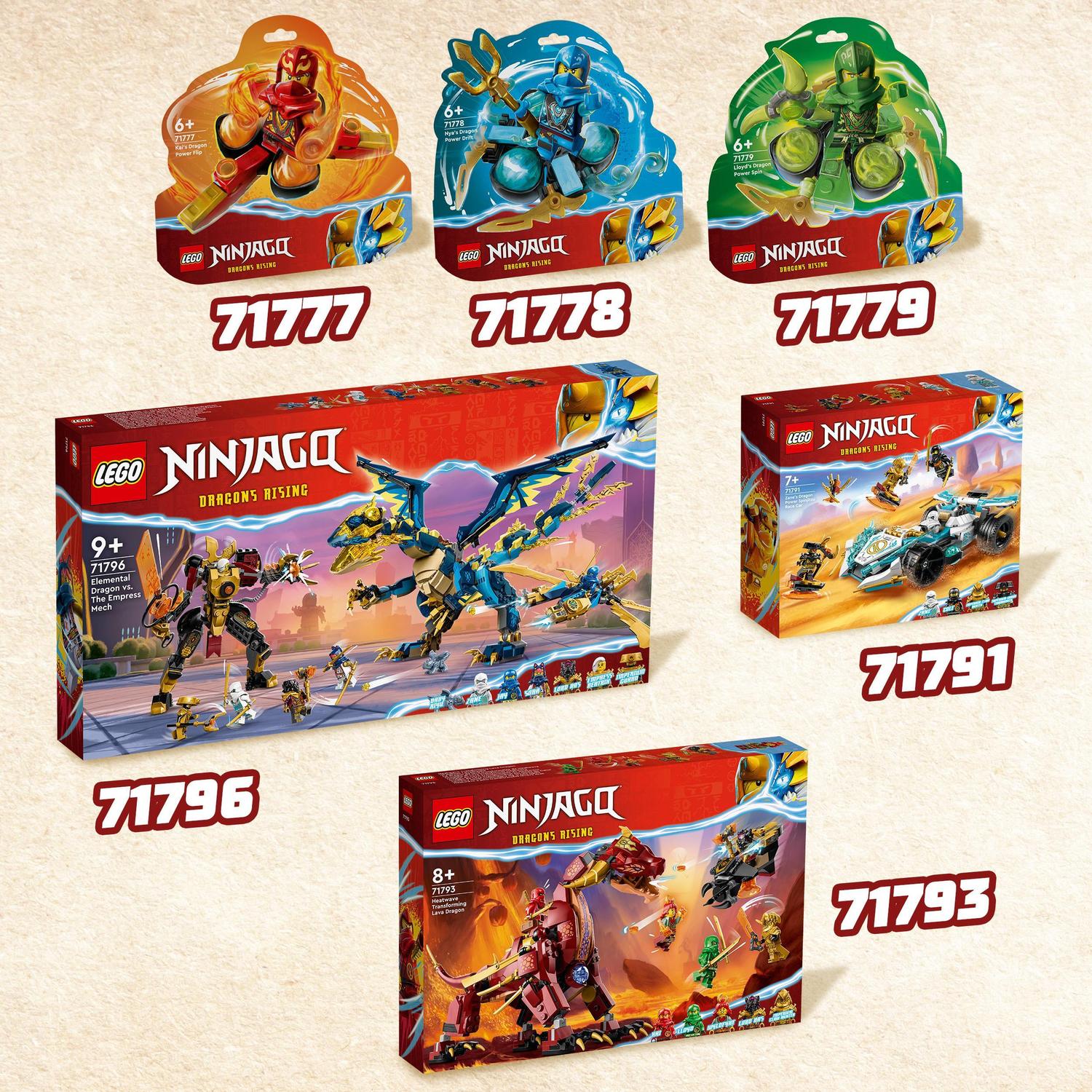Voir la diapositive 4 : LEGO Ninjago 71777 - Le Salto Spinjitzu Le Pouvoir du Dragon de Kai