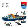 Voir la diapositive 7 : LEGO City 60368 - Le Navire d'Exploration Arctique, Grand Jouet avec Bateau Flottant, Hélicoptère, Sous-Marin, Épave de Viking, 7 Minifigurines et Figurine d'Orque