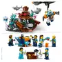 LEGO City 60379 - Le Sous-Marin d’Exploration en Eaux Profondes, Jouet avec Drone, Figurines Requin, Épave et Minifigurines Plongeur