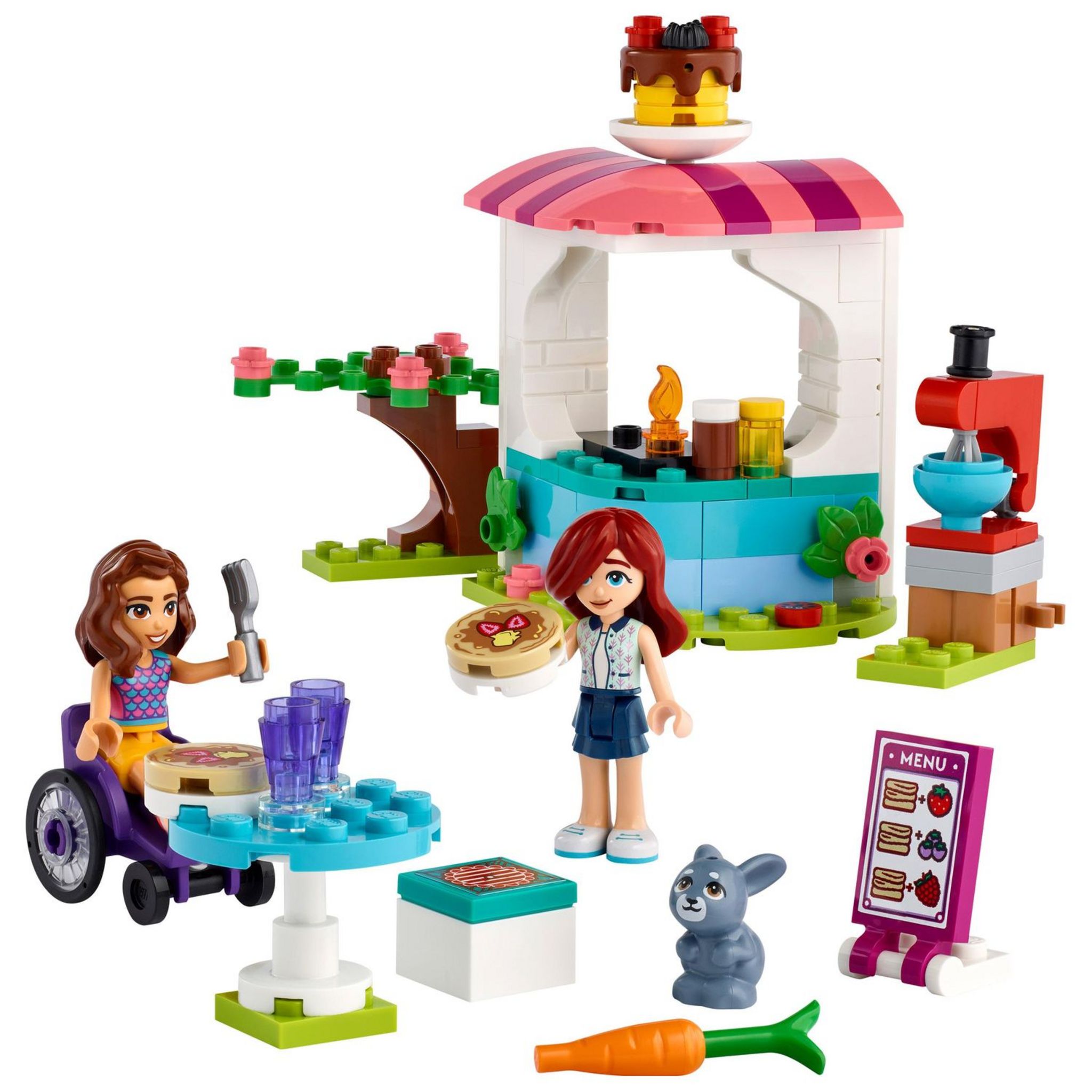 Voir la diapositive 8 : LEGO Friends 41753 - La Crêperie, Jouet Créatif pour Filles et Garçons Dès 6 Ans avec Mini-Poupées Paisley et Luna plus Figurine Lapin