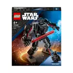 lego lego star wars 75368 le robot dark vador, jouet de figurine avec minifigurine et grand sabre laser