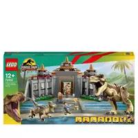 LEGO 76948 Jurassic World L'Évasion du T. Rex et de l'Atrociraptor,  Dinosaures Jouet, avec Camion et Minifigurines, Dino pour Enfants de 8 Ans  et Plus