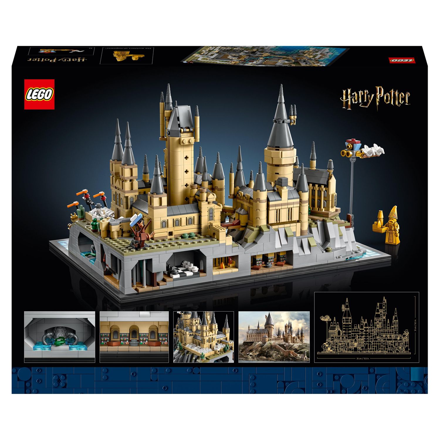 Voir la diapositive 2 : LEGO Harry Potter 76419 Le Château et le Domaine de Poudlard, Maquette à Construire pour Adultes