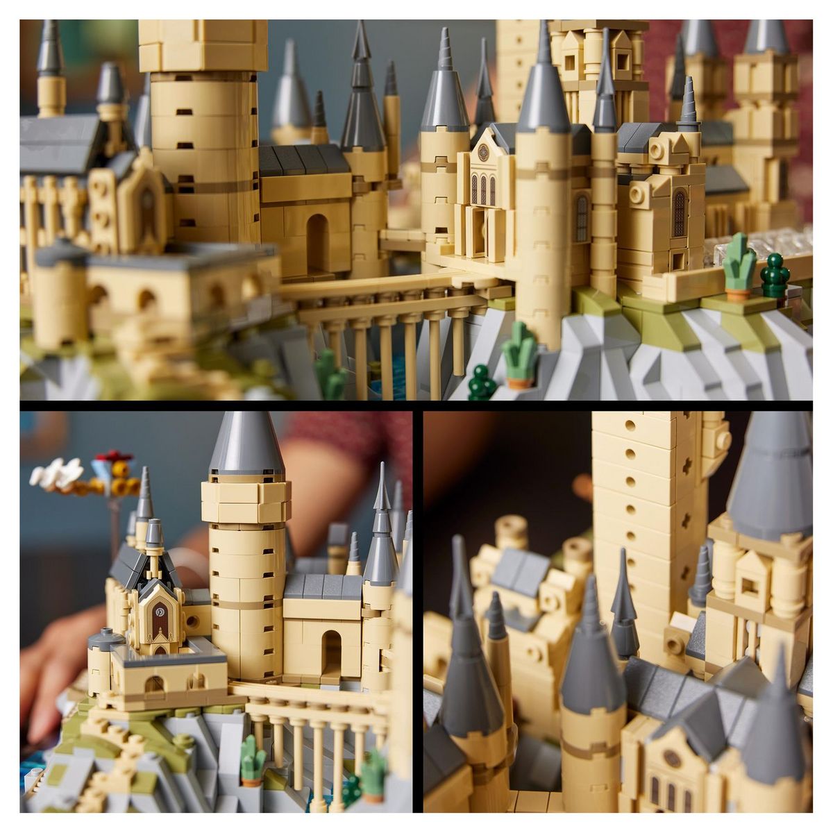 LEGO LEGO Harry Potter 76419 Le Château et le Domaine de Poudlard, Maquette à Construire pour Adultes, Incluant les Lieux Iconiques