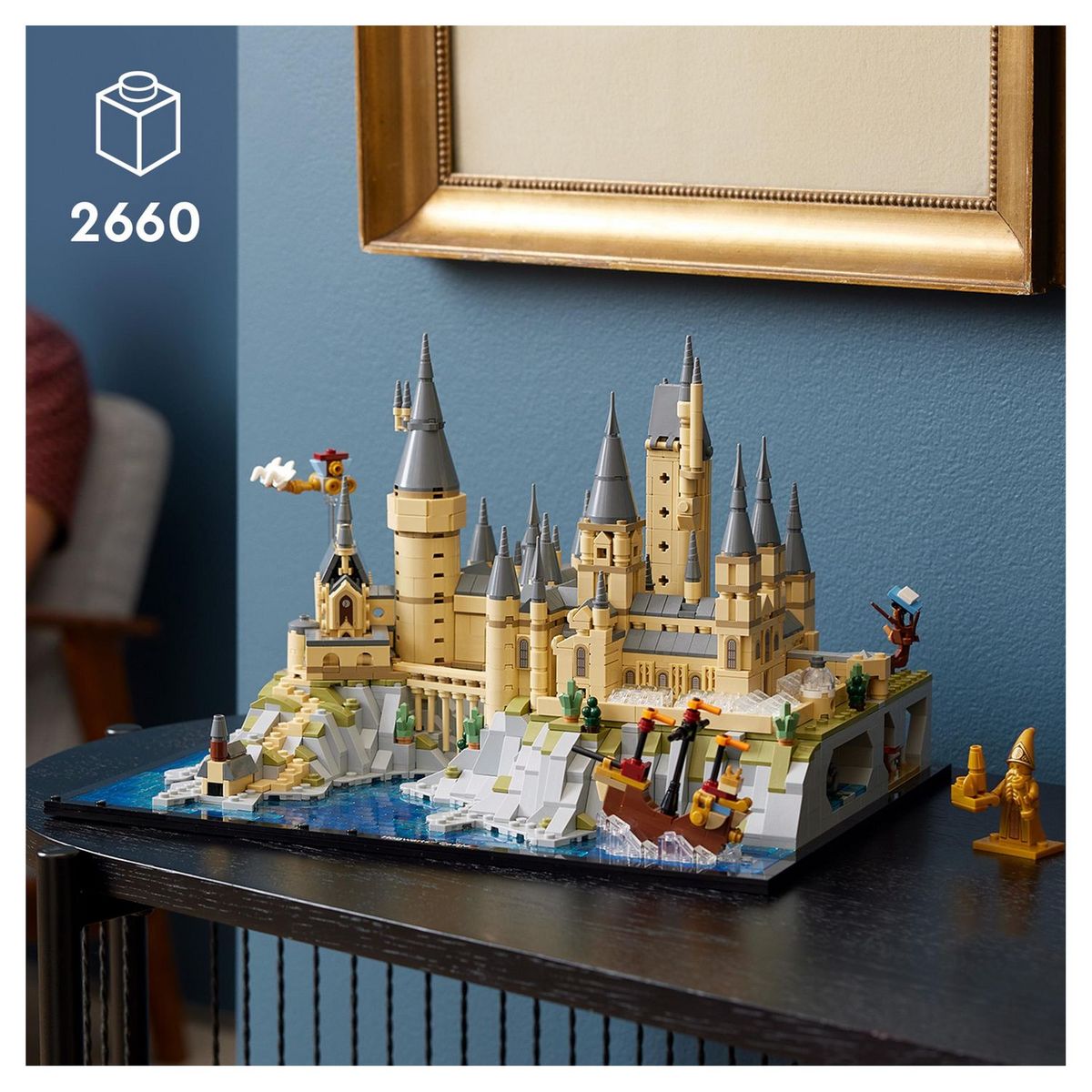 LEGO LEGO Harry Potter 76419 Le Château et le Domaine de Poudlard, Maquette à Construire pour Adultes, Incluant les Lieux Iconiques