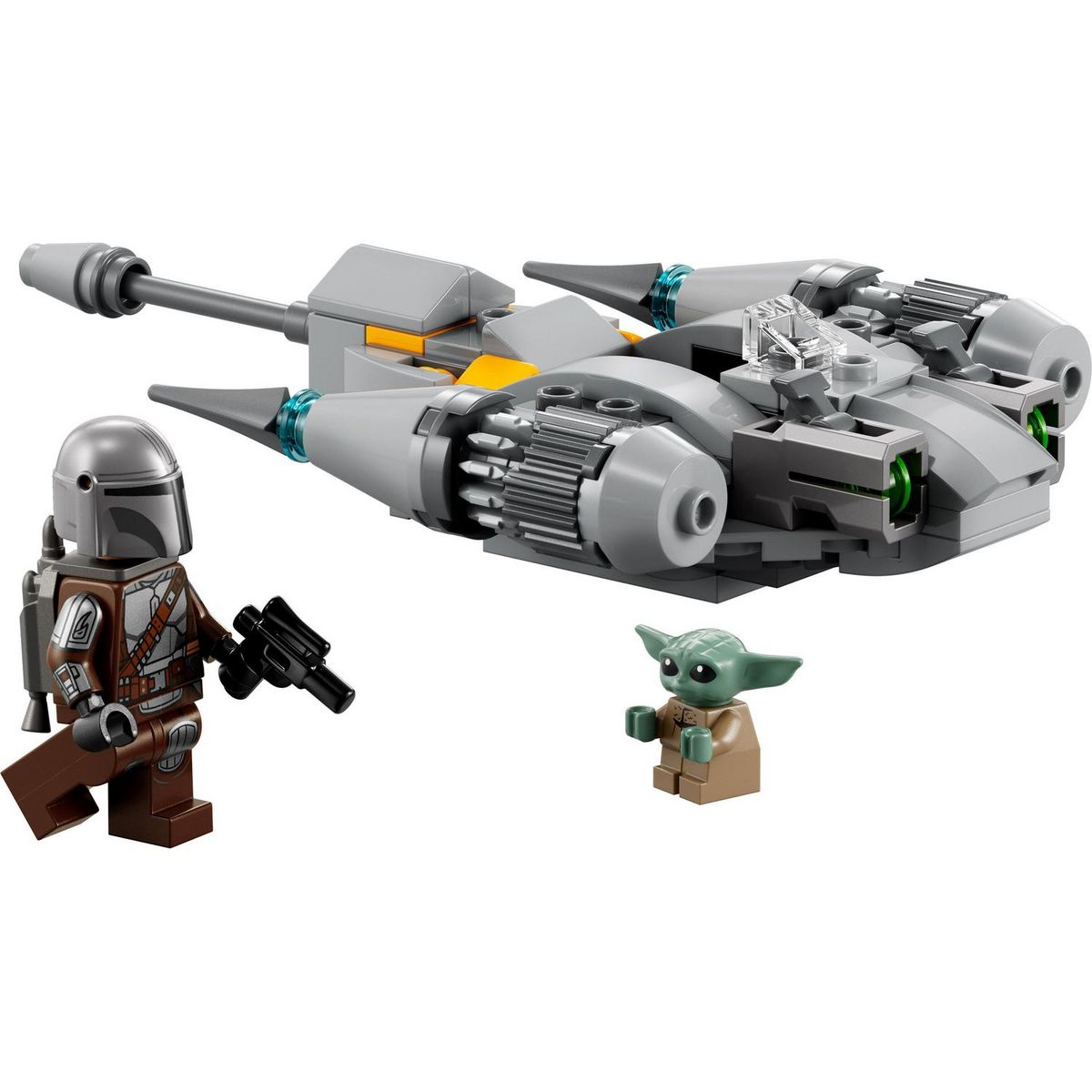 LEGO LEGO Star Wars 75363 Microfighter Chasseur N-1 du Mandalorien, Jouet Le Livre de Boba Fett avec Figurine Bébé Yoda