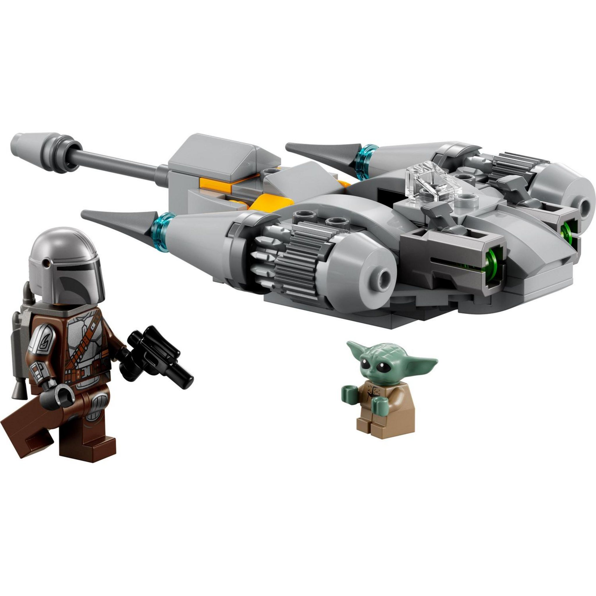 Voir la diapositive 8 : LEGO LEGO Star Wars 75363 Microfighter Chasseur N-1 du Mandalorien, Jouet Le Livre de Boba Fett avec Figurine Bébé Yoda