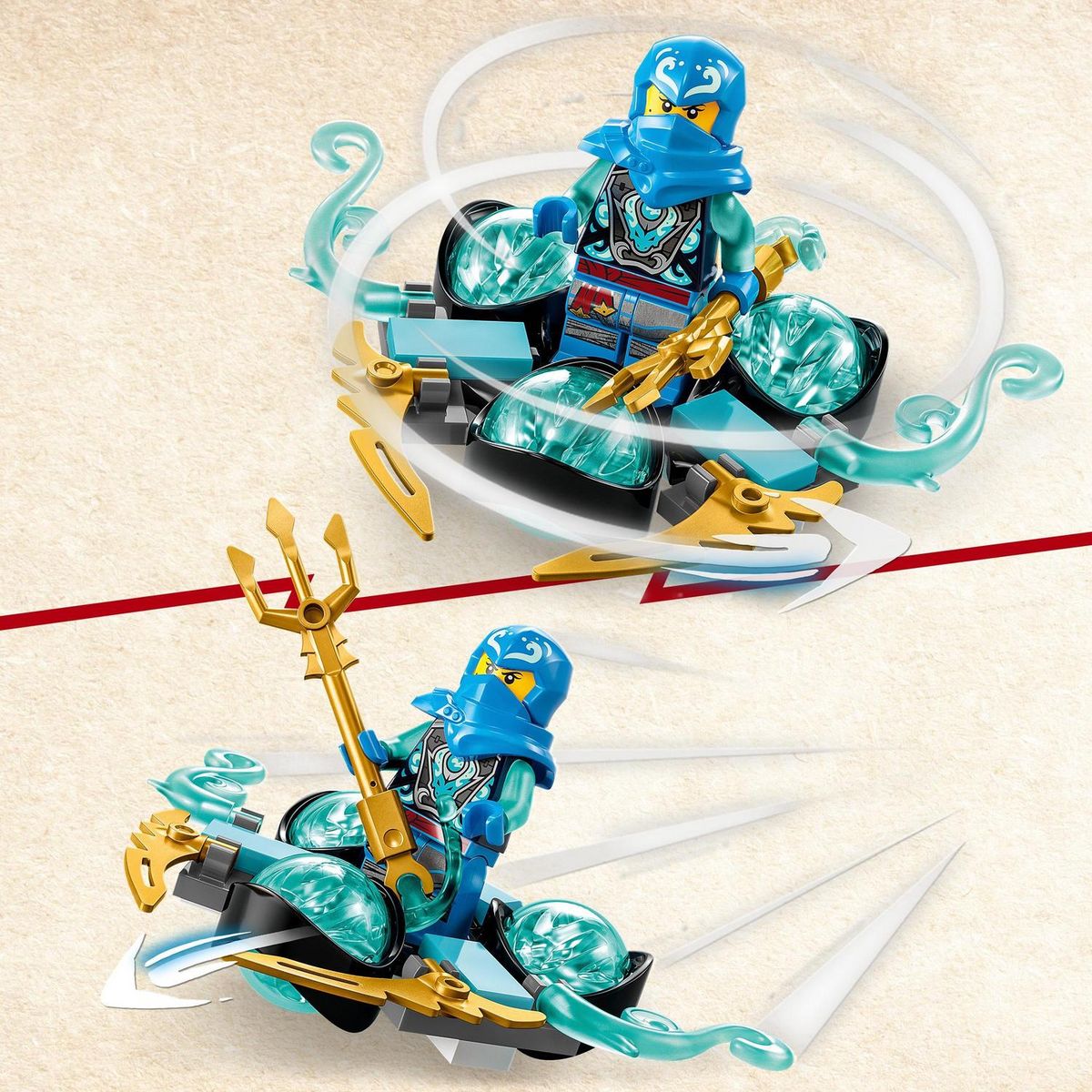 LEGO Ninjago 71778 - Le dérapage Spinjitzu - Le pouvoir du dragon de Nya