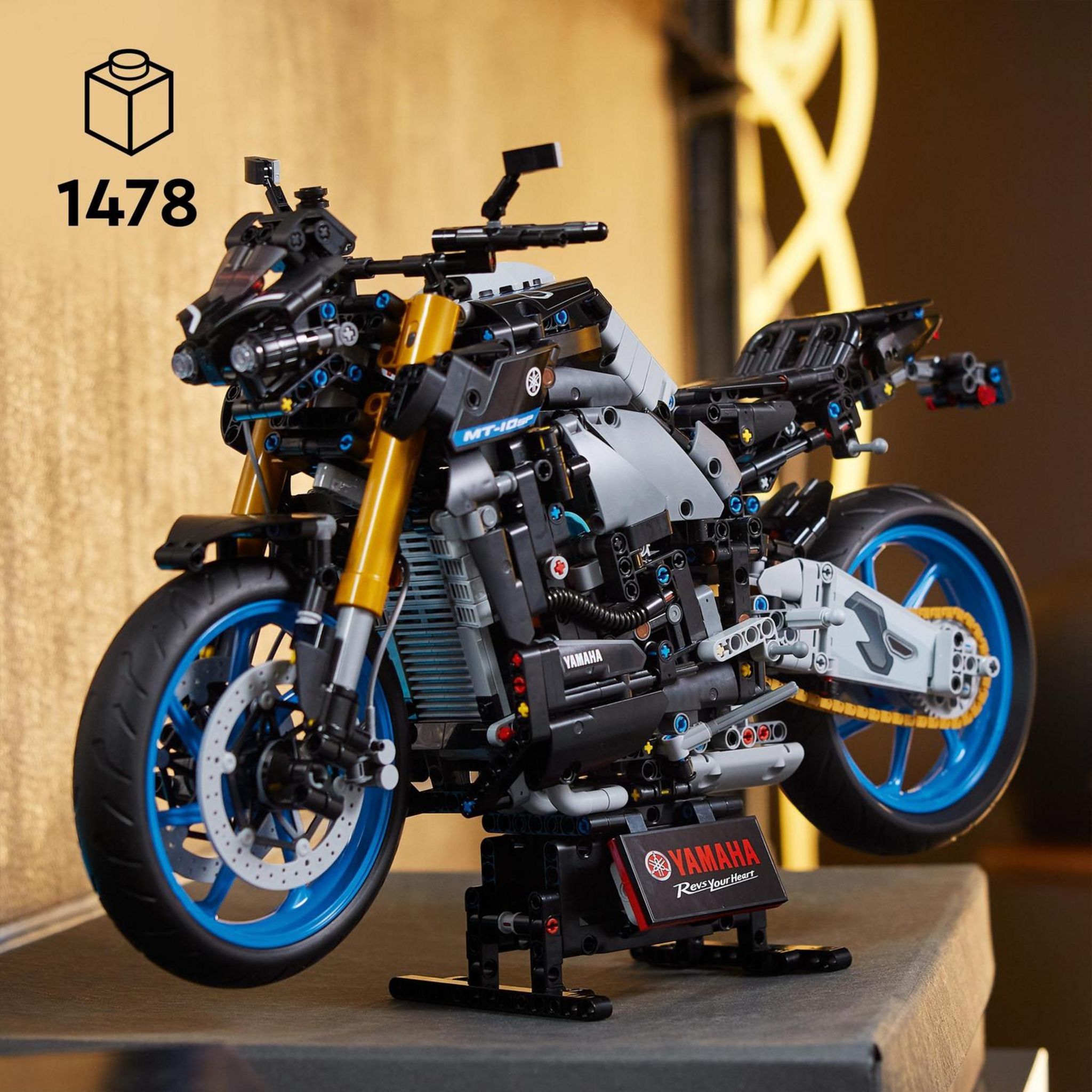Voir la diapositive 7 : LEGO LEGO Technic 42159 Yamaha MT-10 SP, Kit de Maquette de Moto pour Adultes, Cadeau Motard pour Hommes et Femmes