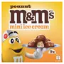 M&M'S Mini bouchées glacées au chocolat et cacahuète 9 pièces 121g