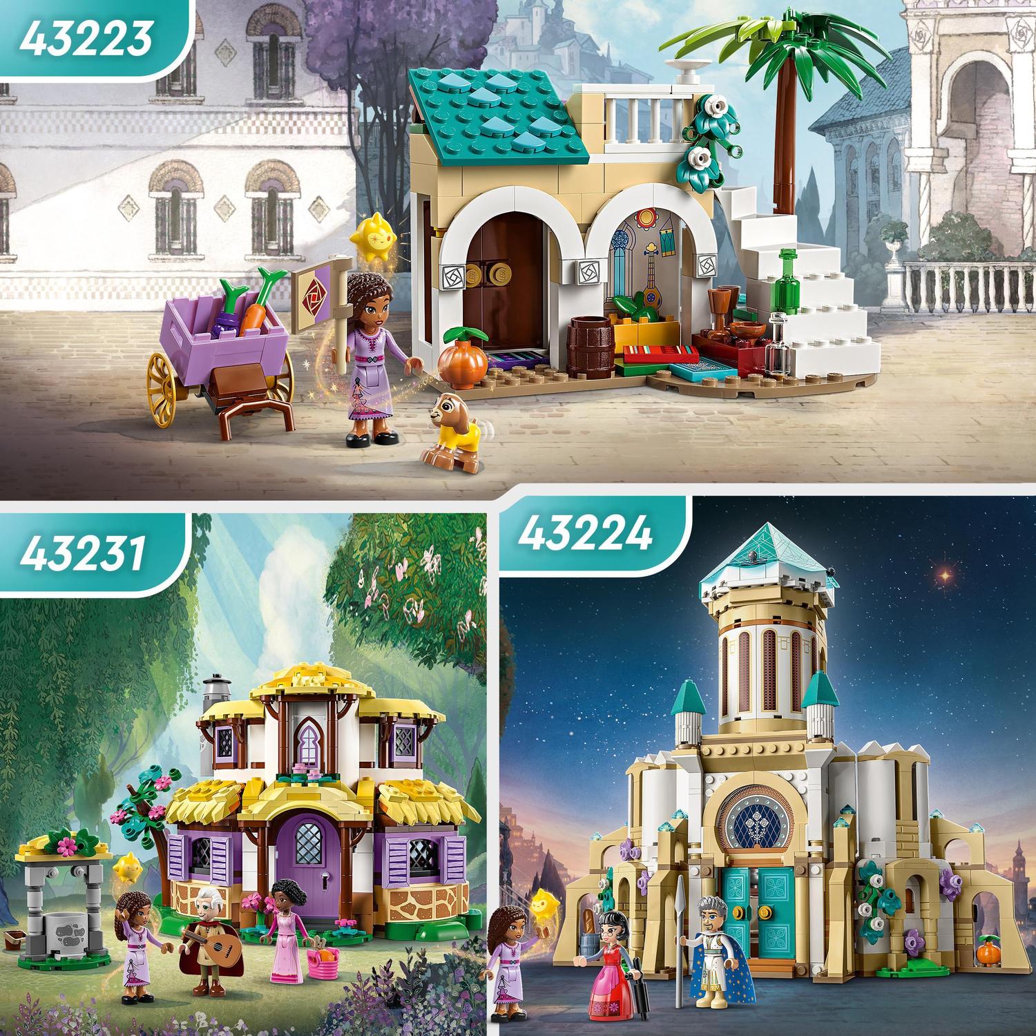 Voir la diapositive 4 : LEGO LEGO | Disney Wish 43231 La Chaumière d'Asha, Maison de Poupées avec Mini Poupées Asha, Sakina et Sabino et Figurine Star