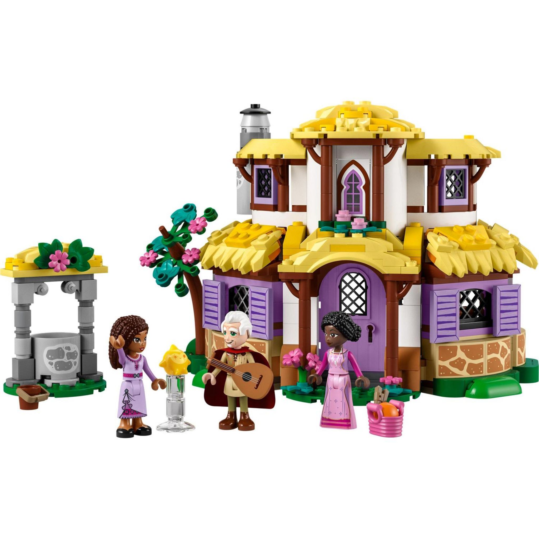 Voir la diapositive 8 : LEGO LEGO | Disney Wish 43231 La Chaumière d'Asha, Maison de Poupées avec Mini Poupées Asha, Sakina et Sabino et Figurine Star