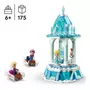 LEGO Disney Princess 43218 - Le Manège Magique d’Anna et Elsa, Jouet inspiré du Château de la Reine des Neiges avec Micro-Poupée Kristoff et Figurine Olaf