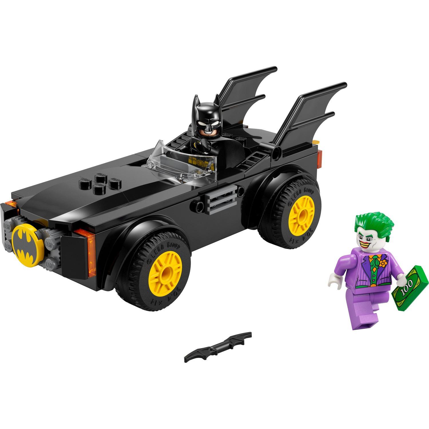 Voir la diapositive 2 : LEGO LEGO DC 76264 La Poursuite du Joker en Batmobile, Jouet de Voiture, avec Brique de Démarrage Super-Héros