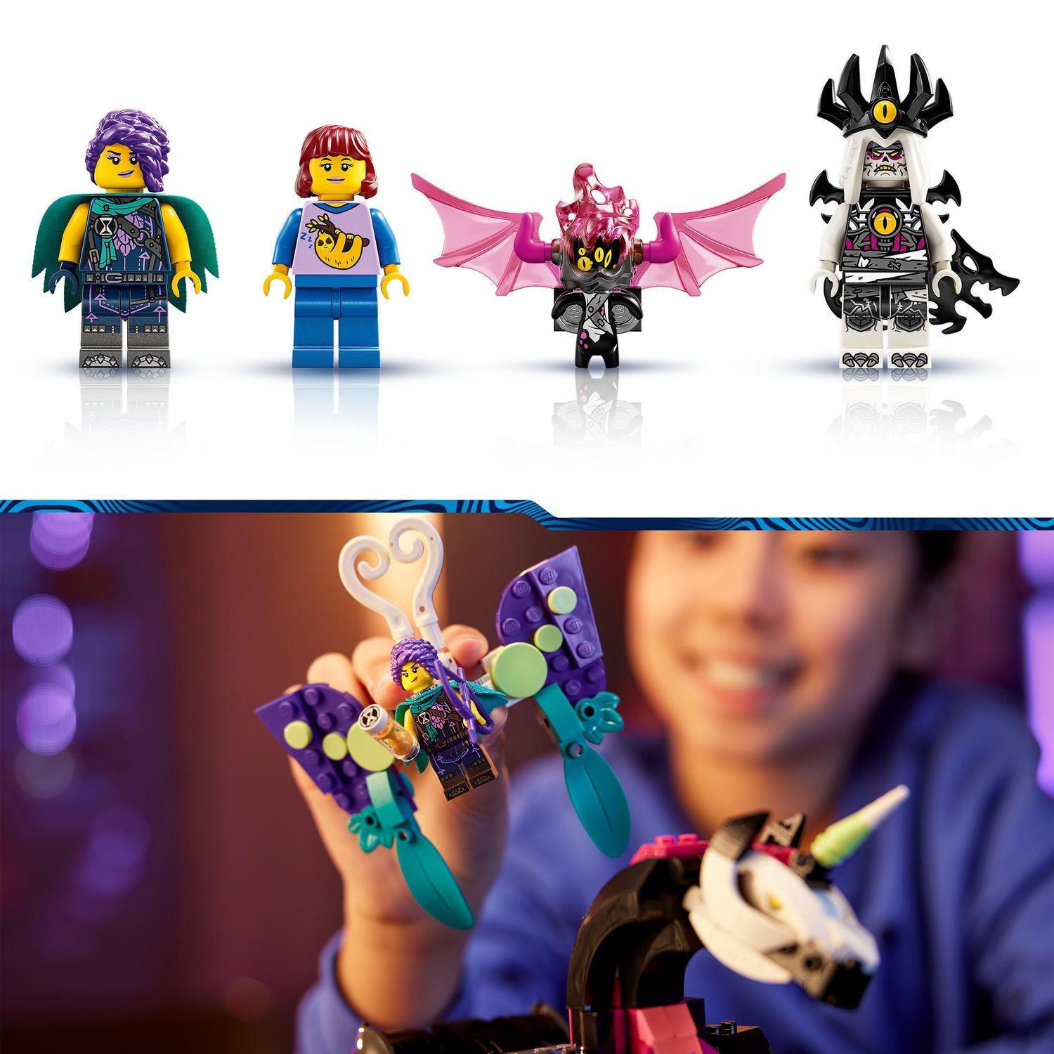 Voir la diapositive 5 : LEGO DREAMZzz 71457 - Pégase, le cheval volant
