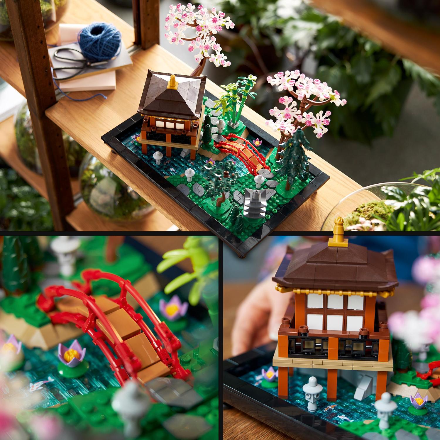 Voir la diapositive 11 : LEGO Icons 10315 Le Jardin Paisible, Kit de Jardinage Botanique Zen pour Adultes, Cadeau pour Femmes, Hommes