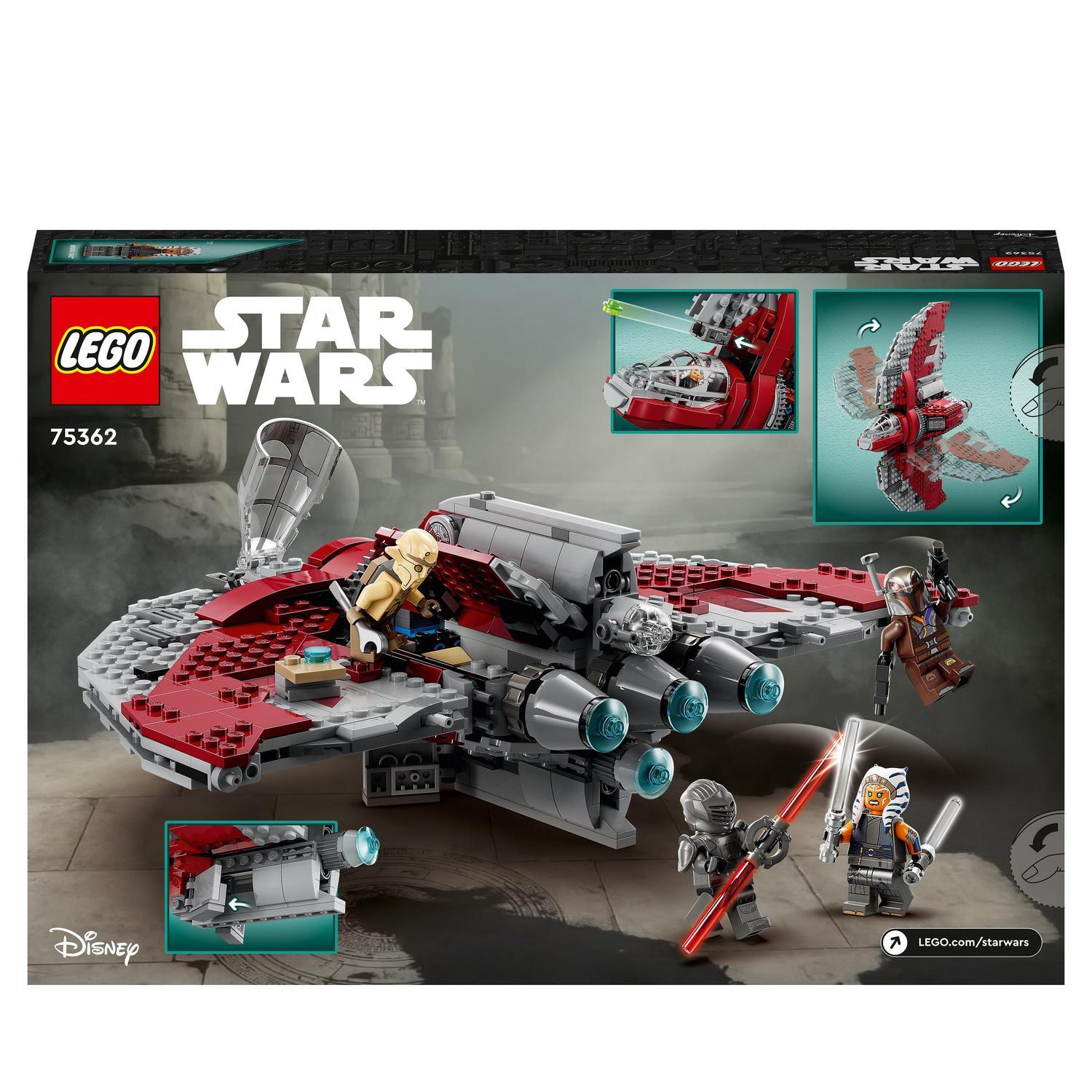 Voir la diapositive 8 : LEGO LEGO Star Wars La Navette T-6 d'Ahsoka Tano 75362, Vaisseau Lance-Tenons, 4 Personnages