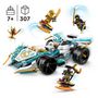 Voir la diapositive 6 : LEGO NINJAGO 71791 - La Voiture de Course Spinjitzu : le Pouvoir du Dragon de Zane, Jouet Modèle Réduit avec Rotation et 4 Minifigurines, Cadeau Enfants Dès 7 Ans