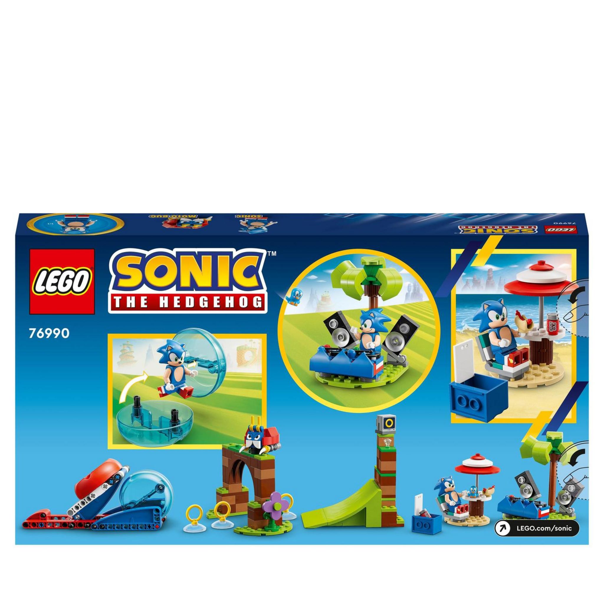 Voir la diapositive 2 : LEGO LEGO Sonic the Hedgehog 76990 Sonic et le Défi de la Sphère de Vitesse, Jouet pour Enfants avec Figurines
