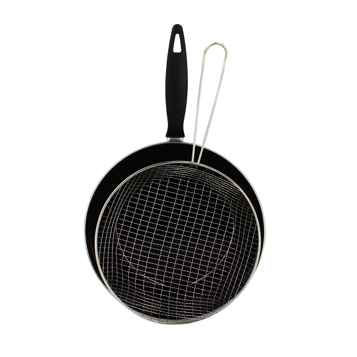 ACTUEL Poêle à friture induction acier émaillé 26 cm