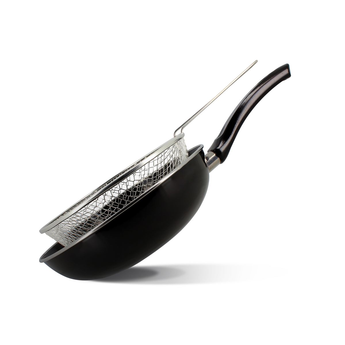 ACTUEL Poêle à friture induction acier émaillé 26 cm