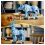 LEGO Harry Potter 76414 - Expecto Patronum, Maquette 2-en-1 avec Figurines Animales Cerf et Loup, Décoration Accessoire de Chambre