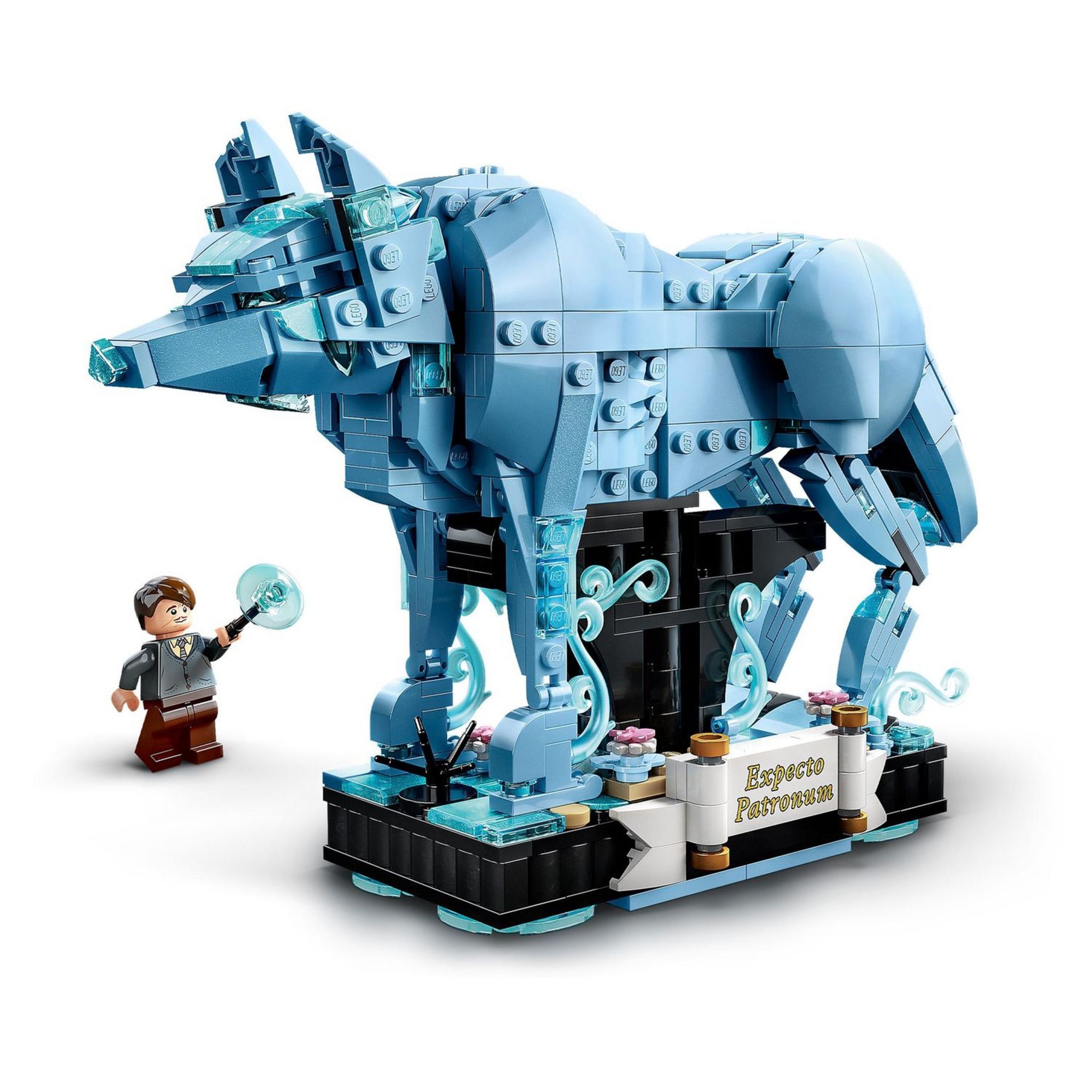 Voir la diapositive 6 : LEGO Harry Potter 76414 - Expecto Patronum, Maquette 2-en-1 avec Figurines Animales Cerf et Loup, Décoration Accessoire de Chambre