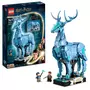 LEGO Harry Potter 76414 - Expecto Patronum, Maquette 2-en-1 avec Figurines Animales Cerf et Loup, Décoration Accessoire de Chambre